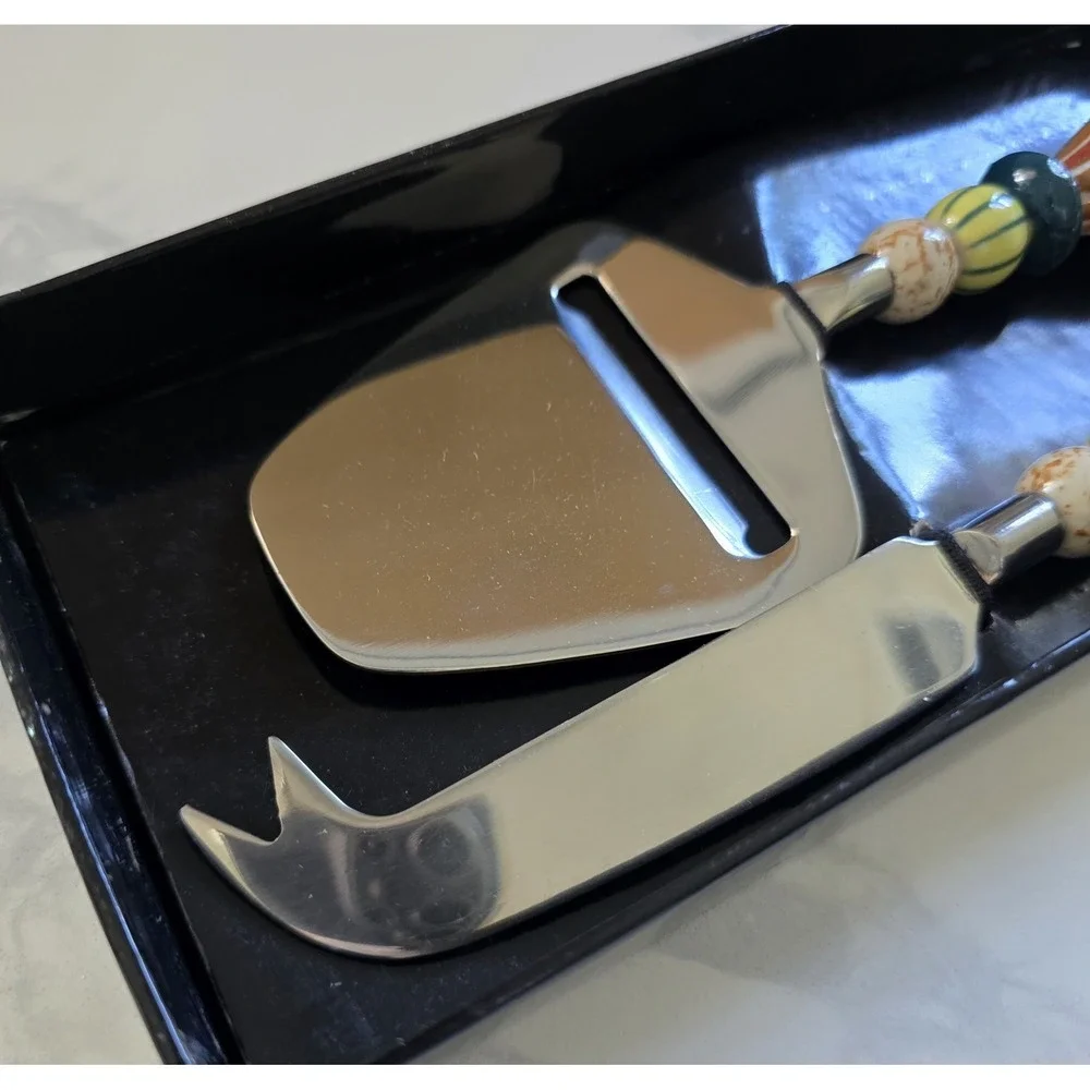 Koch Rustic Cheese Slicer Set Stainless Steel Serveware New‎ In box